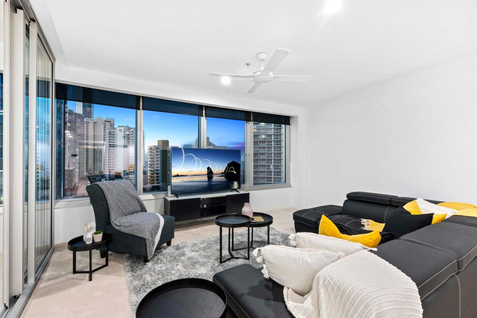 Q Tower At Surfers Paradise - Self Contained Apartments Gold Coast Bagian luar foto